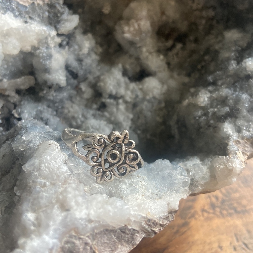 925 Handmade Silver Boho Ring - Picture 2 of 5